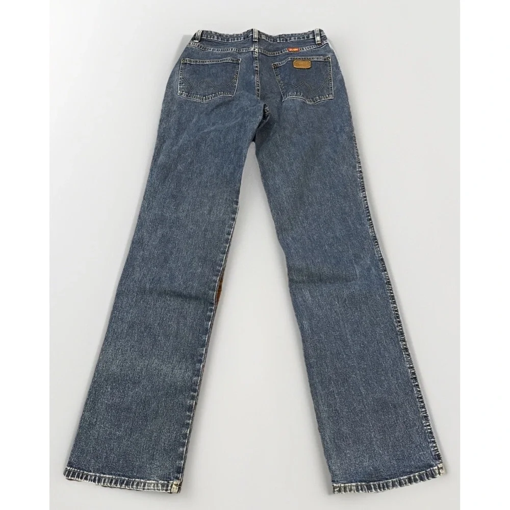 Vintage Wrangler Women's Jeans Size 28x33 Medium Wash Straight Leg USA - Picture 3 of 5